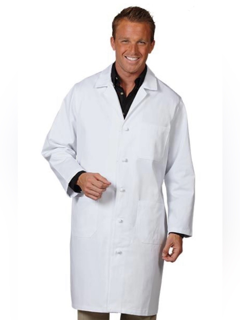 Fashion Seal // Lab Coat Jacket Style 437 100% Cotton Twill Size Medium